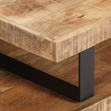 2 Piece Coffee Table Set Solid Mango Wood 320392