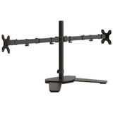 Dual Monitor Stand Black Steel VESA 75/100 mm 358008
