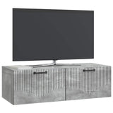 Wall-Mounted TV Cabinet Concrete Grey 98 x 41 x 30 cm 899038