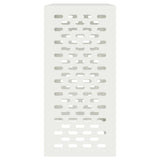 Air Conditioner Cover White 110 x 50 x 105 cm Steel 865912