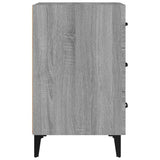 Bedside Cabinet Grey Sonoma 40x40x66 cm Engineered Wood 817325