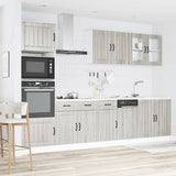 7 Piece Kitchen Cabinet Set Kalmar Grey Sonoma Engineered Wood 3314747