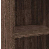 Highboard Brown Oak 50x41x124 cm Engineered Wood 846403