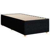 Bed Frame without Mattress Black Single Fabric 3285073