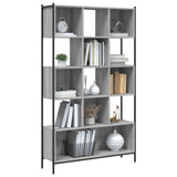 Bookcase Grey Sonoma 102x28x172 cm Engineered Wood 3213660