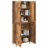 Highboard 2 pcs Old Wood Engineered Wood 3415781