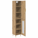 Highboard 2 pcs Artisan Oak Engineered Wood 3415892