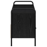TV Cabinet 99.5 x 33 x 50 cm Black Oak Engineered Wood 8013692