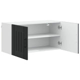 Wall Cabinet LUCCA Black 80 x 31 x 40 cm Engineered Wood 884935