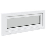 Basement Window RISOR 110x40 cm Tilt 3 Glazing White 4108381