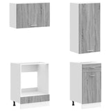 Kitchen Unit LYON 8 pcs Grey Sonoma Engineered Wood 3438208