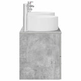 Bathroom Furniture Set 3 pcs Concrete Grey 3405950
