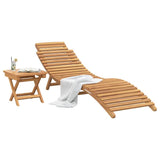 Sun Lounger 2 pcs Brown 198 x 55 x 58.5 cm Solid Teak Wood 42008388