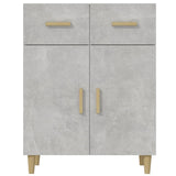 Sideboard Concrete Grey 69.5x34x90 cm Engineered Wood 812190