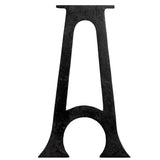 Bench Legs 2 pcs with Arched Base A-Frame Cast Iron 245431