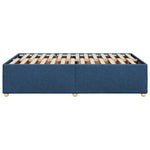 Bed Frame without Mattress Blue 120x190 cm Small Double Fabric 3284721