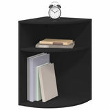 End Table Black 39.7 x 39.7 x 60 cm Engineered Wood 891131