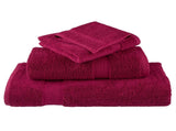Premium Sauna Towels "SOLUND" 2 pcs Bordeaux 80x200 cm 600 gsm 137218