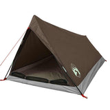 Camping Tent 2-Person Brown Waterproof 4009625