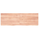 Table Top Light Brown 180x60x cm Treated Solid Wood Oak 3156394