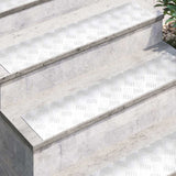 Stair Tread Rectangular 4 pcs Silver 90 x 20 cm Aluminium 4104264