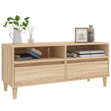 TV Cabinet Sonoma Oak 100x34,5x44,5 cm Engineered Wood 831896
