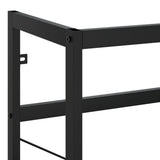 Bathroom Washbasin Frame Black 40x38x83 cm Iron 338499