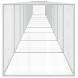 Chicken Cage with Roof Anthracite 1003x98x90 cm Galvanised Steel 3189043