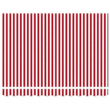 Retractable Awning Red and White 300 x 250 cm 3329996