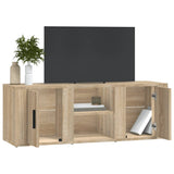 TV Cabinet Sonoma Oak 100x31.5x35 cm Engineered Wood 819431