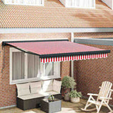 Awning Red and White 300 x 250 x 165 cm Polyester and Aluminium 3329994