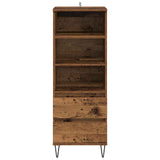 Highboard with Drawer Old Wood 40 x 36 x 110 cm Engineered Wood 882741