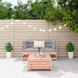 3 Piece Garden Sofa Set Solid Wood Douglas Fir 3250754