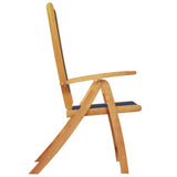 Folding Chairs 2 pcs Solid Wood Acacia and Textilene 4008422