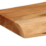 Wall Shelves 2 pcs 80x20x3.5 cm Solid Wood Acacia 373626