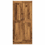 Highboard Old Wood 82.5x30.5x185 cm Engineered Wood 3318716