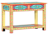 286159 Hand Painted Console Table 80x35x75 cm Solid Mango Wood