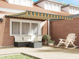 Awning Frame Green and Yellow 300 x 250 cm 3330175