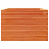 Garden Planter Wax Brown 70x70x45.5 cm Solid Wood Pine 847255
