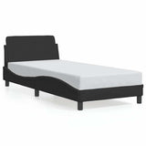Bed Frame "Dover" Black 90x190 cm Single Velvet 373322