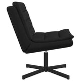 Swivel Chair Black 63 x 75 x 76 cm Fabric 42007352