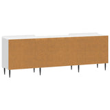 TV Cabinet High Gloss White 150 x 31 x 52 cm Engineered Wood 894459