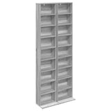 CD Cabinet 2 pcs Grey Sonoma 33 x 23.5 x 175 cm Engineered Wood 8012653