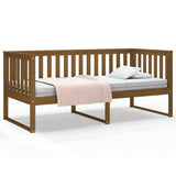 Day Bed without Mattress Honey Brown 100x200 cm Solid Wood Pine 820889