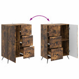 Sideboard Smoked Oak 66 x 34.5 x 90 cm Engineered Wood 895550