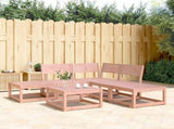 Garden Sofa Set Natural Wood Solid Douglas Fir Wood Large Modular 3216958