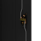File Cabinet Black 90x40x105 cm Steel 339738