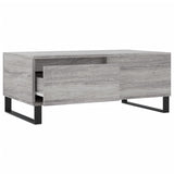 Coffee Table Grey Sonoma 90x50x36.5 cm Engineered Wood 830818