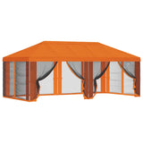 Gazebo Cover with Sidewalls Orange 600.5 x 300.5 cm Polyester 900443