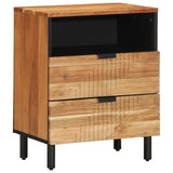 Bedside Cabinet Brown 50 x 33 x 62 cm Solid Acacia wood 4017766